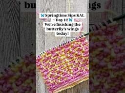 Finishing the Butterfly – Day 11 of Springtime Sips KAL!