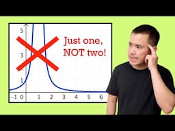 Can we have a one-sided vertical asymptote?