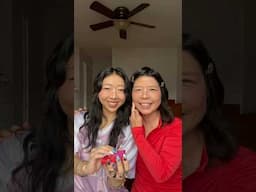 first time doing my mom's makeup!