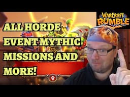 The COMPLETE Guide to the Horde Family Thrall Event - Mythic Thrall and More - Warcraft Rumble
