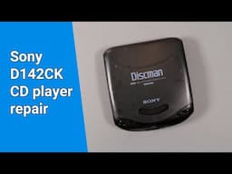 Sony D142CK CD player repair