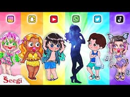 Demon Slayer x Social Media - Beach Glow-Up Challenge & HOT Trend Character Reveal | Seegi Channel