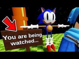 The SONIC ROBLOX GAME with a DARK SECRET...