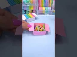 DIY Storage paper box 💖 DIY Paper craft #diy #craft #handmade #art #papercraft