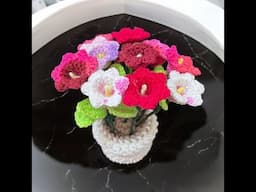Tuto fleur au crochet spécial gaucher @AlextitiaTutoCrochet