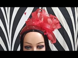 How to make  trending crinoline fascinator #diy #howto #fashion #tutorial #nigerianwedding
