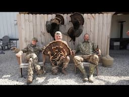 CRAZY DAY of Turkey Hunting with 3 Birds Down!!