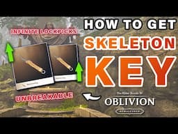 How To Get The Skeleton Key Nocturnal Daedric Artifact  (Unbreakable Lockpick) ► Oblivion Remastered