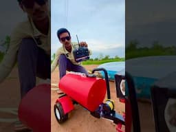 Rc Mahindra 475  tractor With Water Tanker #rccars