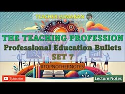 Professional Education Bullets SET 7