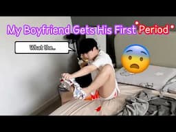 My Boyfriend Gets His First Period❣️❣️*Shocking Reaction*❣️Fake Blood Prank GONE WRONG [BL Drama]