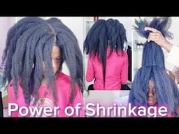 9 years of healthy natural hair 😲Power of Shrinkage