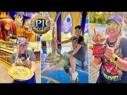 EPIC UNIVERSE NEW FOOD & DRINKS! Pizza Moon, Mead Hall, Donkey Kong Float, Wizard Drinks  & More