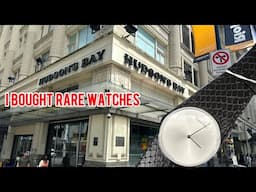 I Bought RARE Watches at Hudsons Bay Before They CLOSE