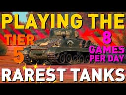 Playing the RAREST T5 Tanks in World of Tanks!
