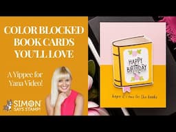 Bookworms Get Ready! Handmake Your Own Color Blocked Book Cards!