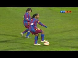 Ronaldinho's Spectacular Comeback: Barcelona Stages an Epic 4-4 Thriller!