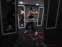 🔥📌BOXING 🥊 DRILL to improve boxing footwork. (Intermediate-Advanced)  #boxingtraining #boxing