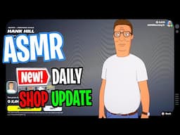ASMR Fortnite Shop NEW Hank Hill, Cleveland Brown and Bob Belcher Skins! Daily Update 🎮🎧 Whispers 😴💤
