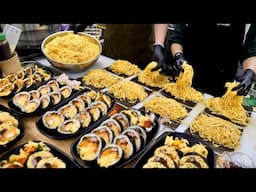 김밥 재료보고 감탄이 절로 나오는? 재료 폭탄 김밥으로 대박난 동네 김밥 맛집 Best 4 - korean Kimbap, korean street food