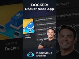 Launching a Dockerized Node App | Docker Tutorial | Docker Series #18