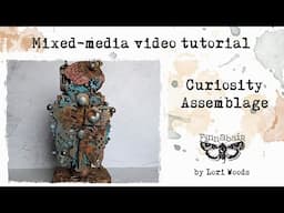 A Curiosity mixed media project by @creative.crumbs for Finnabair