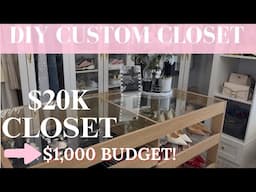 A LUXURY Closet on a $1000 BUDGET! WAYFAIR OR IKEA PAX? AMAZON VIRAL FINDS & HOME DECOR MUST HAVES!