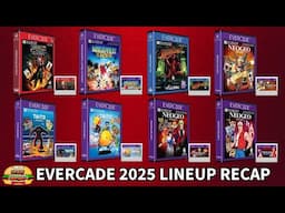 Evercade 2025 Cartridge Line Up Recap - A Quick Look At The Upcoming Releases!