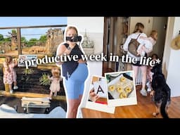 WEEKLY VLOG ☀️ | 28 weeks pregnant, decluttering, 3 y/o homeschool preschool + glucose test