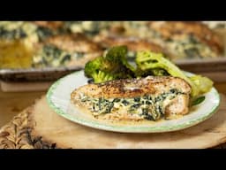 Stuffed Chicken Like You've Never Had It Before! (Spanakopita Style)