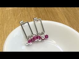 How to Make Drops on Rectangles for Earrings by Deb Floros