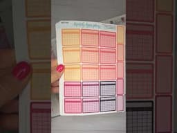 Who else loves habit trackers? #planner #plannerstickers #hobonichi #hobonichicousin #2dollartuesday