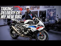 Taking delivery of my new 2025 BMW S1000RR