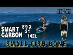 Stand Up Paddle Surf SUP board highlights: Blue Planet 8'9" x 31" x142L Small Fish Bone SMART Carbon