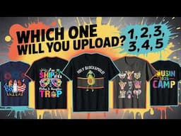 Top 5 Low-Competition T-Shirt Niches That Will Sell in 2025 (Print on Demand)