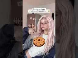 I tried to bake MINECRAFT cookies in REAL LIFE and I’m SHOOOK!😩🍪| JULIAGISELLA #minecraft