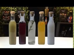5 JARABES CASEROS - VIDEO 3 - PARA COCTELES Y BEBIDAS
