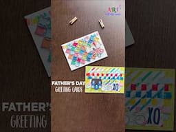 DIY Father's Day Greeting Card 💌 | Easy Handmade Gift for Dad #Shorts