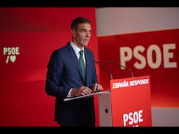 Rueda de prensa de Pedro Sánchez tras la Comisión Ejecutiva Federal del PSOE