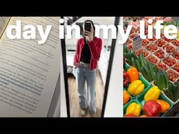 productive days in my life! | vacation prep, mini book haul, & study sessions!