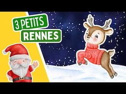 TROIS PETITS RENNES, chanson de Noël 🎅🎄| Les Mômeries