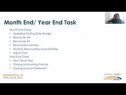 Month End Year End Best Practices