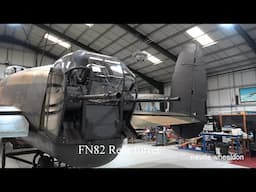 Video 292 Restoration of Lancaster NX611 Year 8. . 2-50 caliber  guns fitted to the rear turret