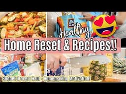 SPRING HOME RESET: Transform Your Home & Revive Your Spirit! {Clean with Me, Aldi Haul & Recipe}