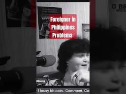Another foreigner in trouble in the Philippines.