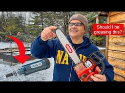 How to Replace and Grease a Chainsaw Bar with Sprocket