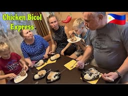 This Filipino Dish SHOCKED My Russian Parents!🌶️ CHICKEN BICOL EXPRESS made our day!
