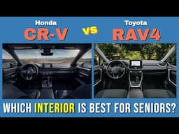RAV4 vs. CR-V - Interior, Infotainment, Cargo Space [Which is Best for Seniors?]