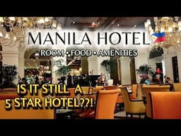 Manila Hotel Philippines | Hotel Room Tour, Breakfast Buffet and Amenities