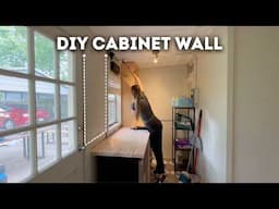 DIY Custom Laundry Room Built-Ins | Designing, building, and installing custom cabinets